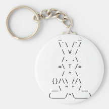 Happy Easter Rabbit Keychain