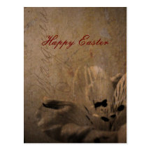 Happy Easter Rainy Monday Postcard