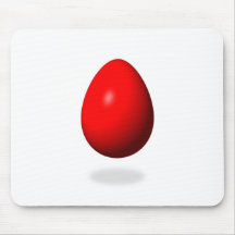 Happy Easter - Red Egg Mouse Pad