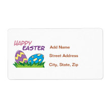 Happy Easter Shipping Labels