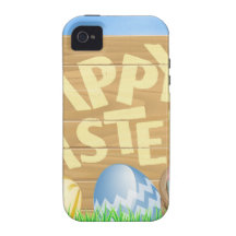 Happy Easter Sign iPhone 4 Cover