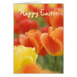 Happy Easter Tulips - with Verse Greeting Cards