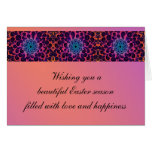 Happy Easter with Rainbow Flourishes and Splendor Greeting Cards