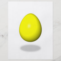 Happy Easter - Yellow Egg Flyer