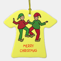 Happy elves Ornament