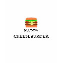 HAPPY/EMO CHEESEBURGER t-shirts