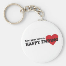 happy ending keychain
