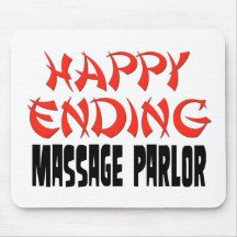 Happy Ending Massage Parlour Mouse Pads