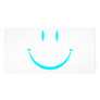 Happy Face: Aqua Customized Photo Card
