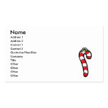 happy face candy cane business card templates
