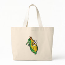 happy face corn on the cob bag