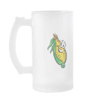 happy face corn on the cob coffee mugs
