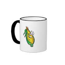 happy face corn on the cob mugs
