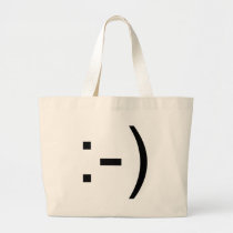 Happy face emoticon! bags