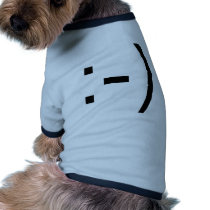 Happy face emoticon! doggie shirt