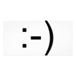 Happy face emoticon! photo cards