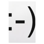 Happy face emoticon! stationery