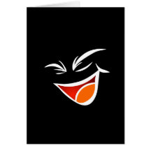 Happy Face Greeting Card