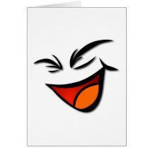 Happy Face Greeting Card