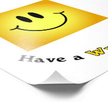 Happy Face - Have a Wyoming Day! Photo Print