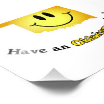 Happy Face - Have an Oklahoma Day! Photo Print