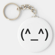 Happy face keychain