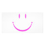 Happy Face: Pink Personalized Photo Card