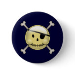 Happy Face Pirate Pin