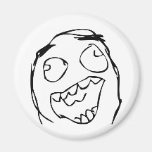 Happy Face Refrigerator Magnet