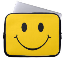 Happy Face Smiley sleeve Computer Sleeves