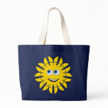 HAPPY FACE SUN CANVAS BAGS
