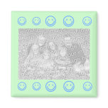 Happy Face template magnet