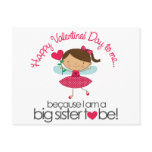 Happy Fairy Big Sister To Be T-shirt postcards