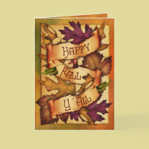 Happy Fall Leaves cards