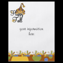 Happy Fall Scarecrow Flyer flyers