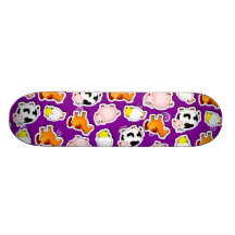 Happy farm background, skate skateboard decks