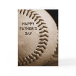 Happy Father's Day Baseball Greeting Card