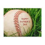 Happy Father's Day Baseball Postcard