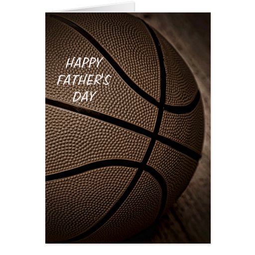 Happy Father's Day Basketball Greeting Card Zazzle
