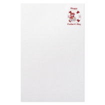 Happy Father's Day (bear) Personalized Stationery