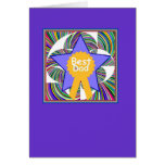 Happy Fathers Day. BEST DAD greeting card