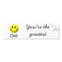 Happy Father's Day! Bumper Stickers