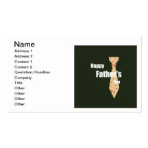 Happy Fathers Day Business Card