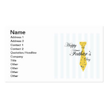 Happy Fathers Day Business Card Template