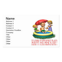 Happy Fathers Day Business Card Templates