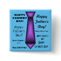 Happy Father's Day Button