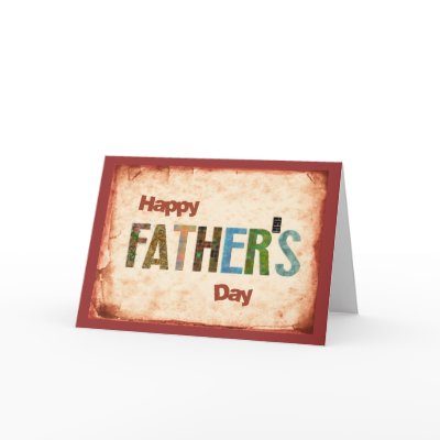 Happy Father's Day Greeting Card by myslewis