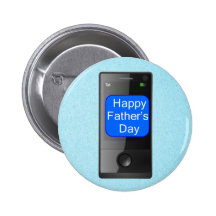 Happy Fathers Day Cell Phone Button