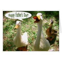 Happy Father's Day - Ducks Greeting Card