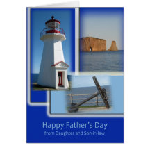 Happy Father's Day - From Daughter and Son-in-law Greeting Card
